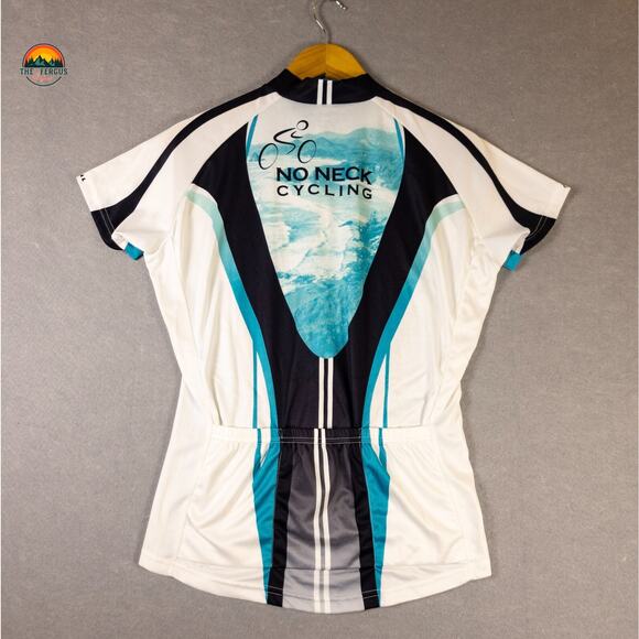 NWT Primal No Neck Cycling Jersey Multicolor Schematic Pockets Women's Large - Picture 3 of 13